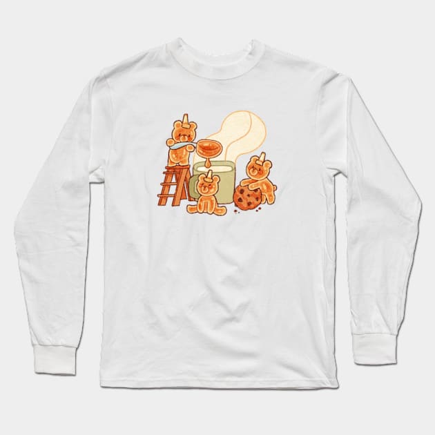 Honey Bear Long Sleeve T-Shirt by Studio Zimba